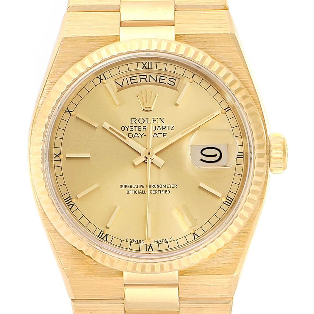 Yellow Gold Champagne Dial 