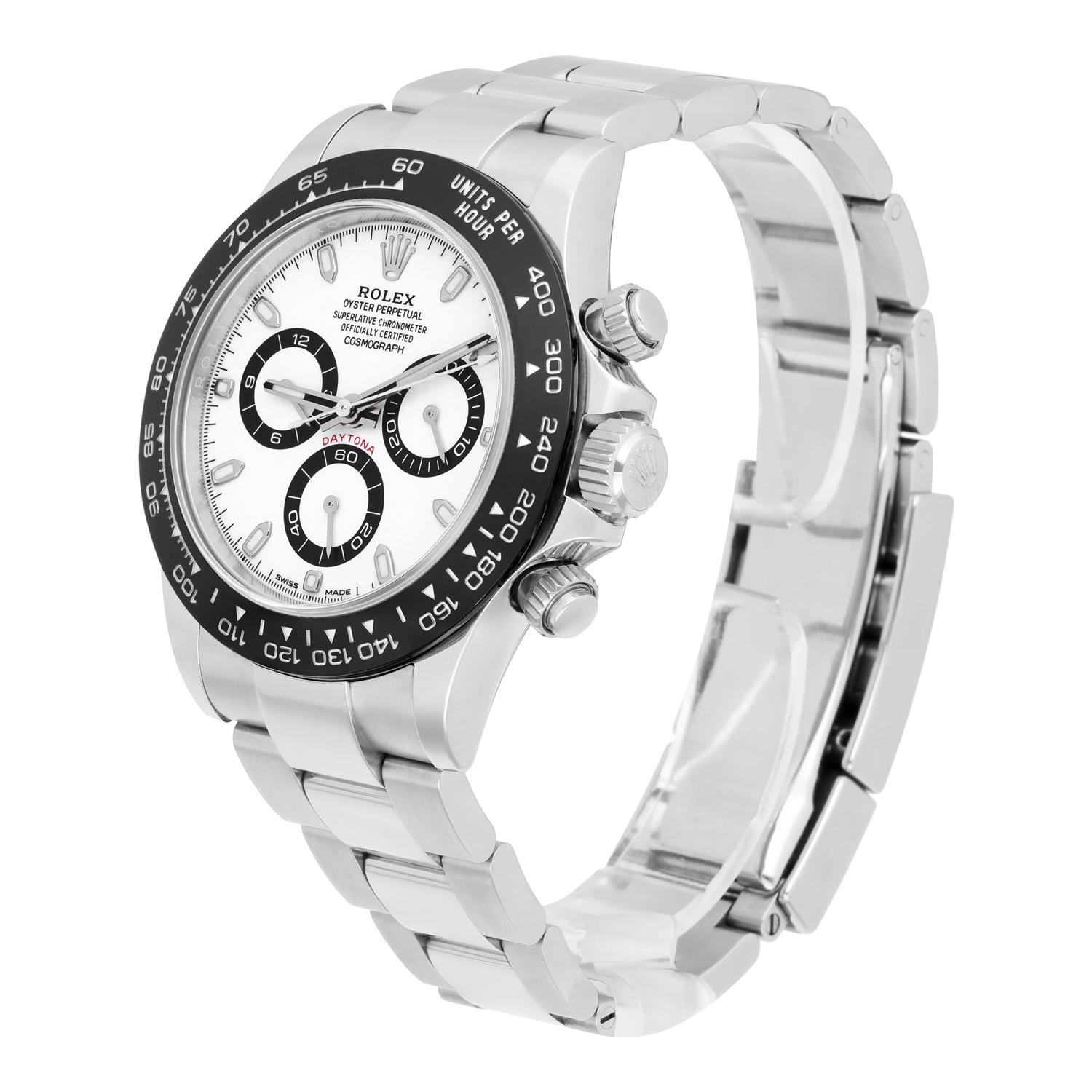Rolex Panda Cosmograph Daytona 116500LN White Dial Box/Papers MINT In Excellent Condition For Sale In New York, NY