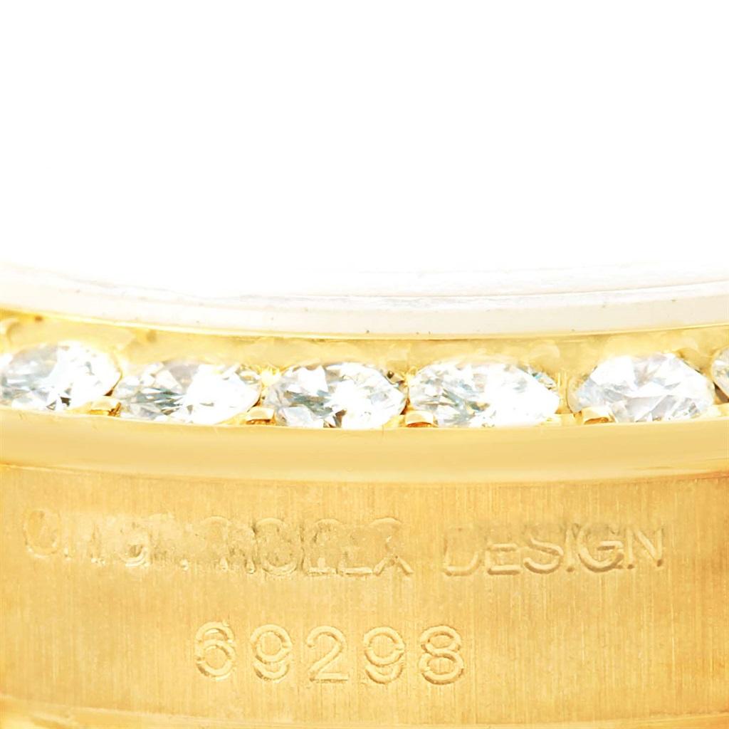 Rolex Pearlmaster 18 Karat Gold Mother of Pearl Diamond Ladies Watch 69298 im Zustand „Hervorragend“ in Atlanta, GA