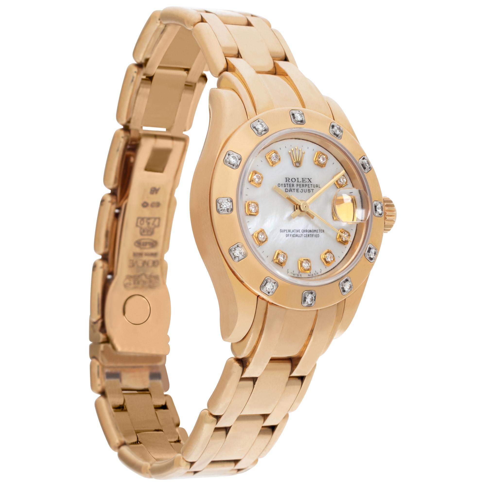 Perlenmaster 80318 von Rolex im Zustand „Hervorragend“ in Surfside, FL