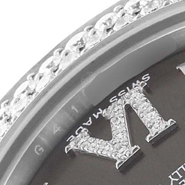 Rolex Montre Pearlmaster 34 avec cadran en or blanc 18 carats et diamants, pour femmes, 81339 Boîte en vente 2