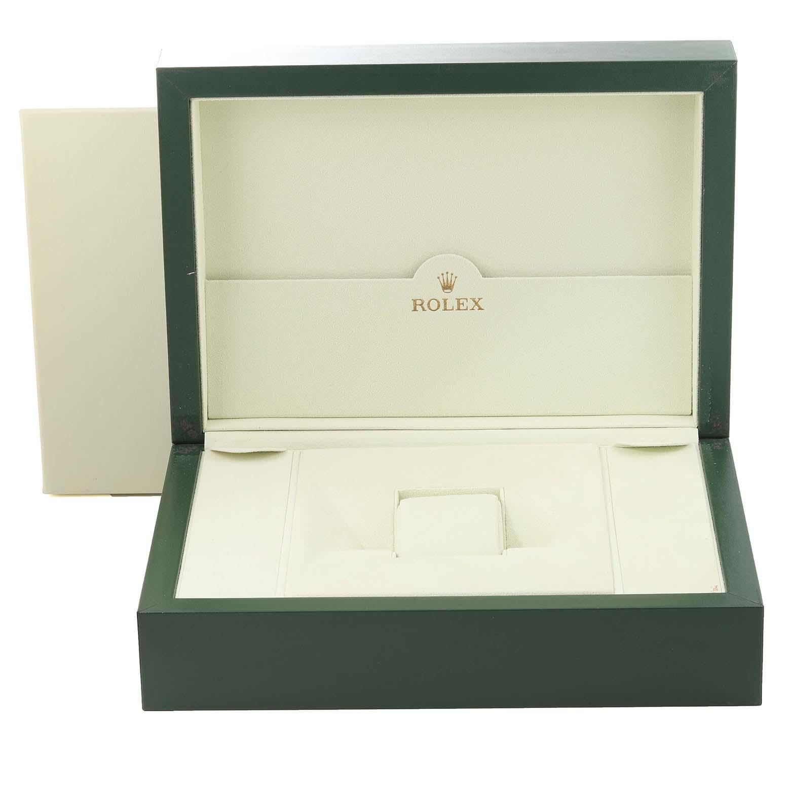 Rolex Pearlmaster 34 Weißgold Diamant MOP Zifferblatt Damenuhr 81339 im Angebot 8