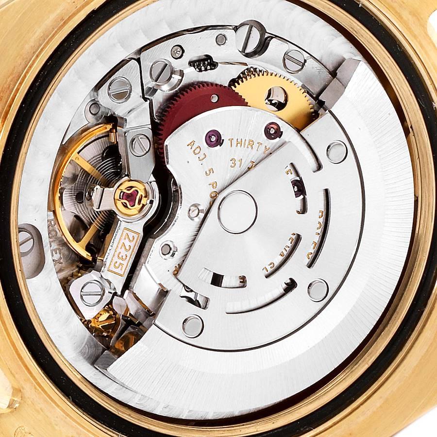 Rolex Pearlmaster Midsize Gelbgold MOP Diamant Damenuhr 81318 im Angebot 5