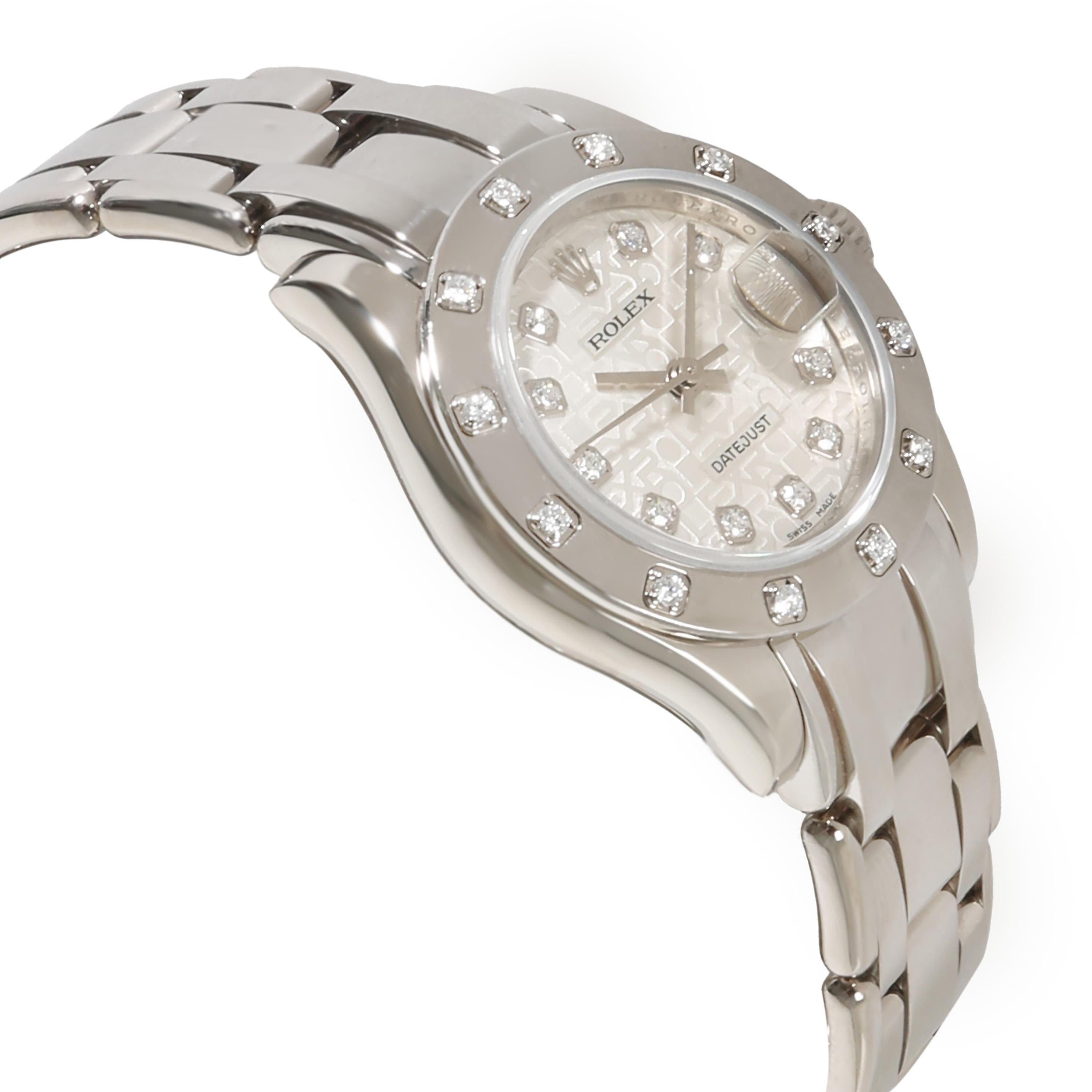 Rolex Pearlmaster 80319 Women's Watch in 18kt White Gold 1
