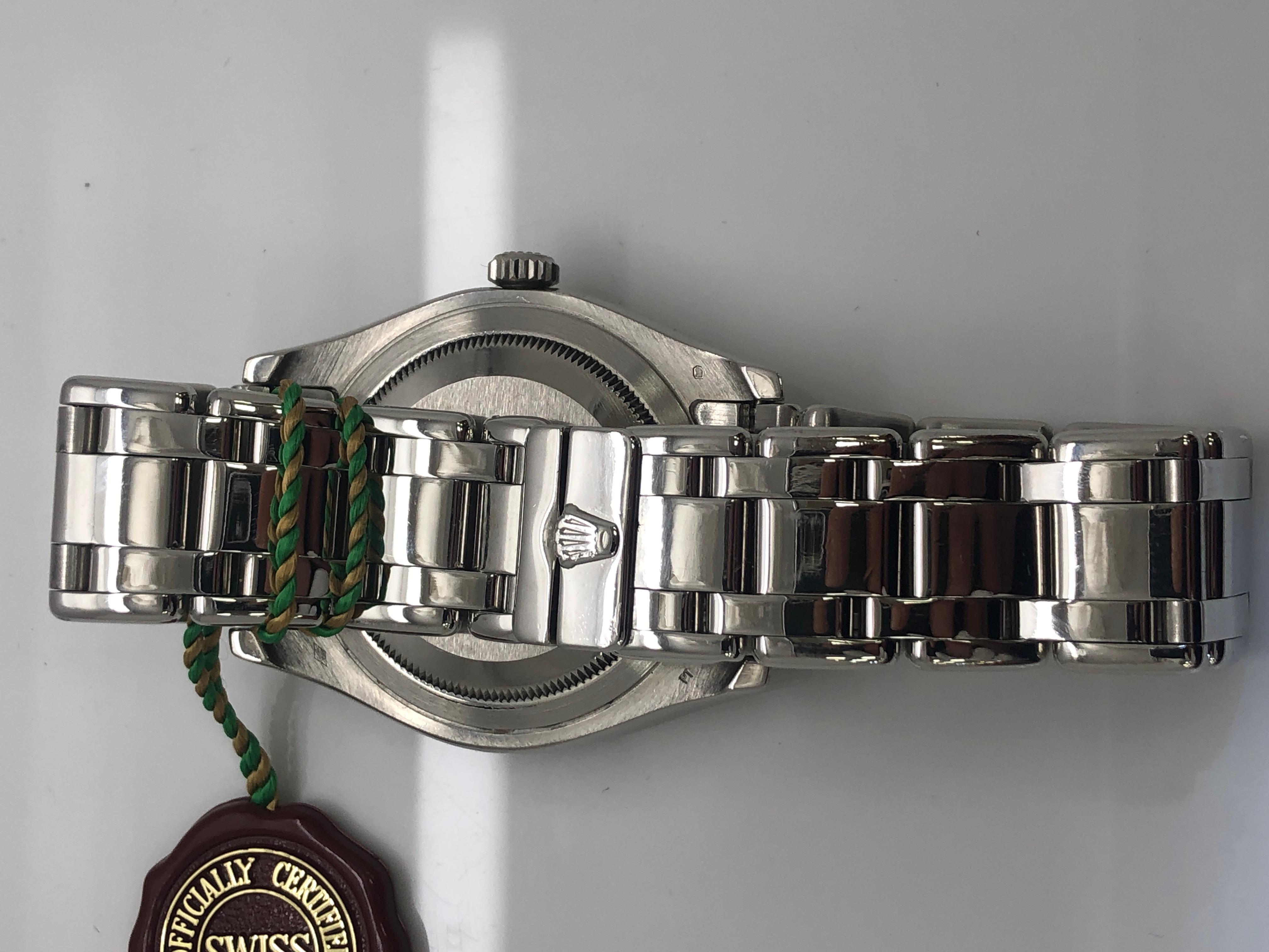 Rolex Pearlmaster Diamond Bezel Day-Date Montre Hommes 18946 nouveau Pour hommes en vente