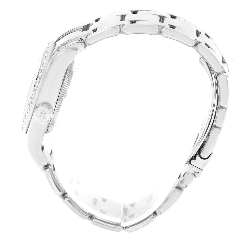 Rolex Pearlmaster Masterpiece White Gold MOP Diamond Ladies Watch 80299 3
