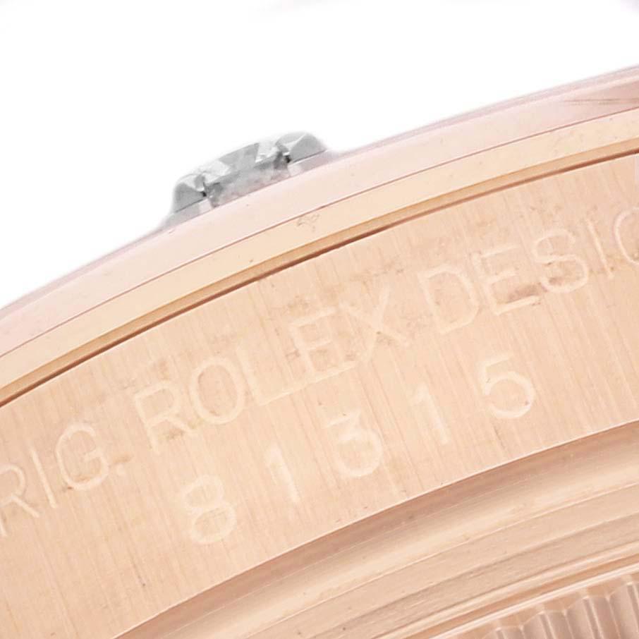 rolex rose gold mother of pearl