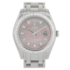 Used Rolex Pearlmaster Platinum Watch 18956BR