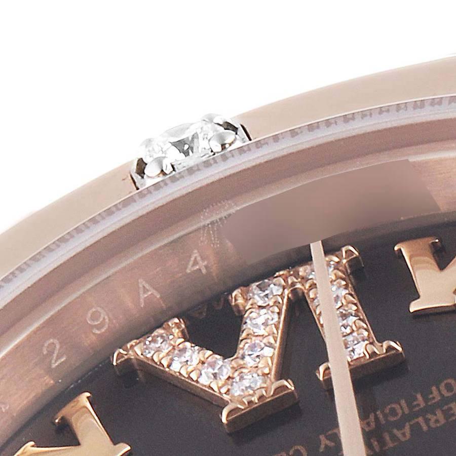 Rolex Pearlmaster Rose Gold Diamond Ladies Watch 80315 Unworn For Sale 2
