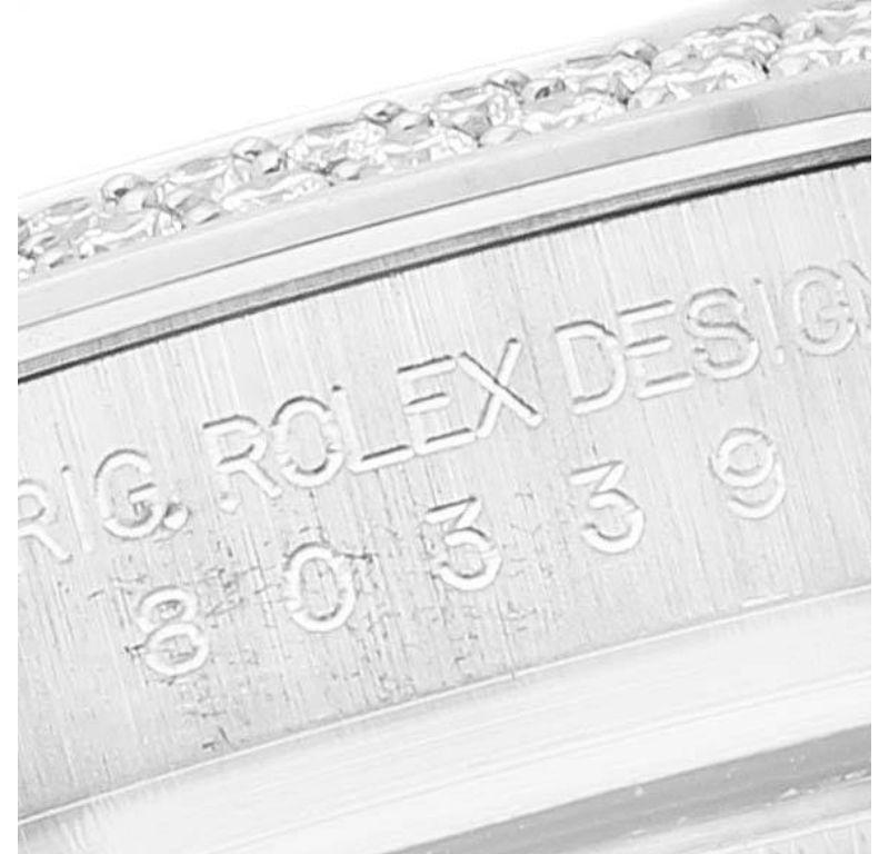 Rolex Pearlmaster White Gold Mother of Pearl Diamond Dial Ladies Watch 80339 1