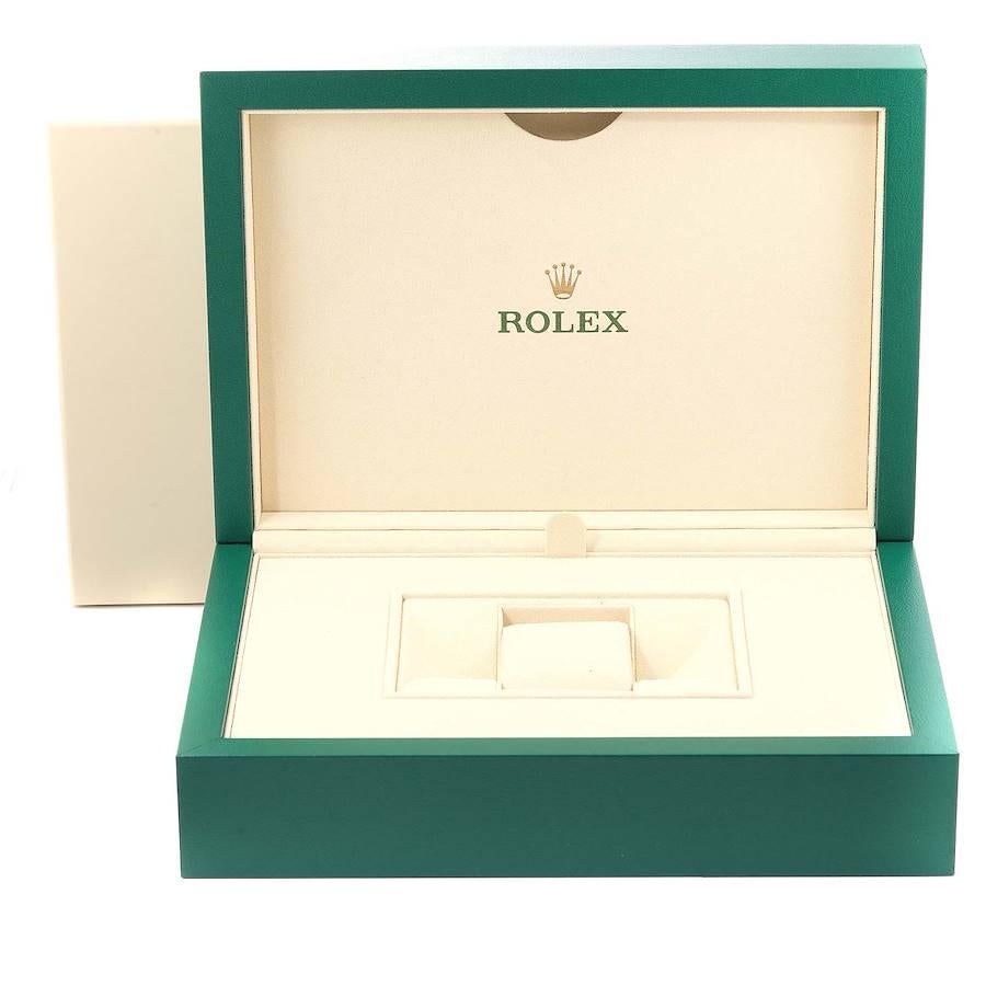 Rolex Perlenmaster Gelbgold MOP Diamant Rosa Saphir Damenuhr 80308 im Angebot 8