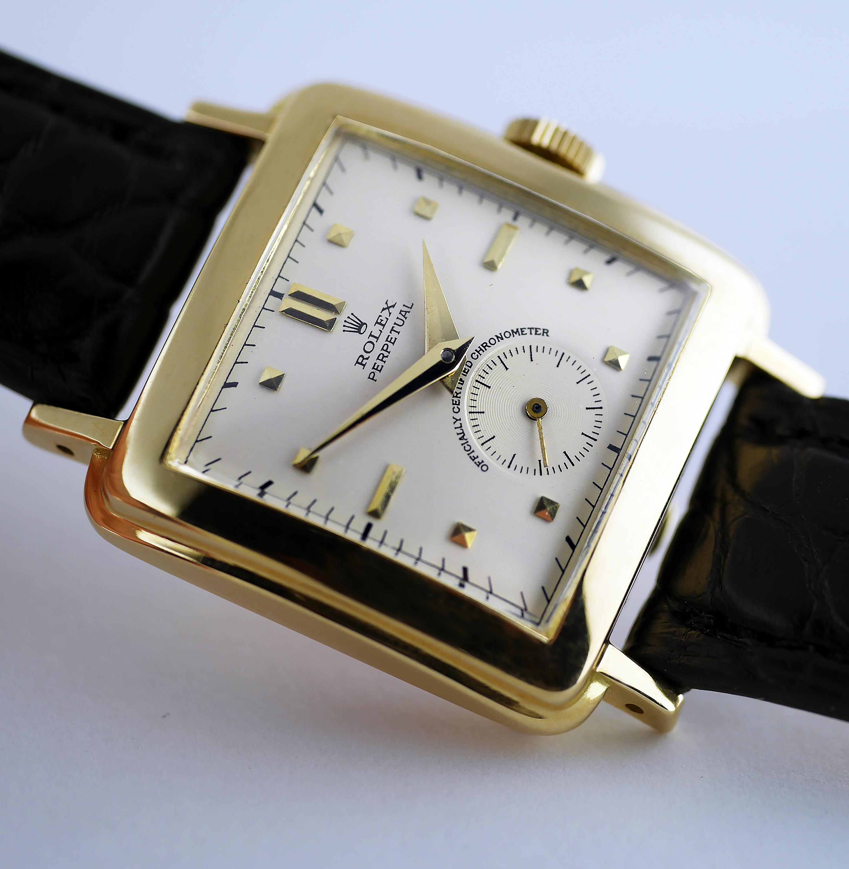 Rolex Perpetual Automatic 18 Carat Gold, circa 1951 3