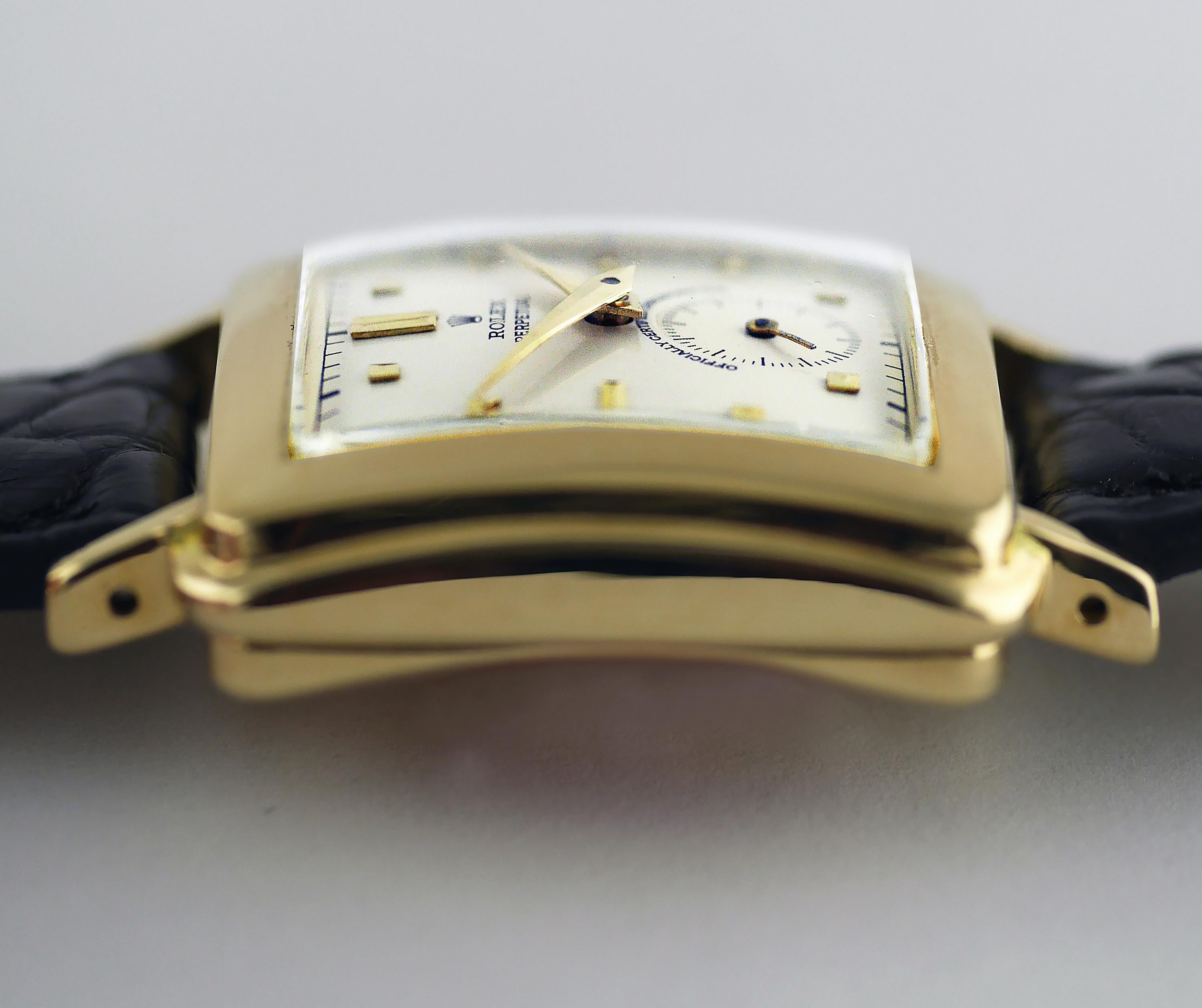 Rolex Perpetual Automatic 18 Carat Gold, circa 1951 4