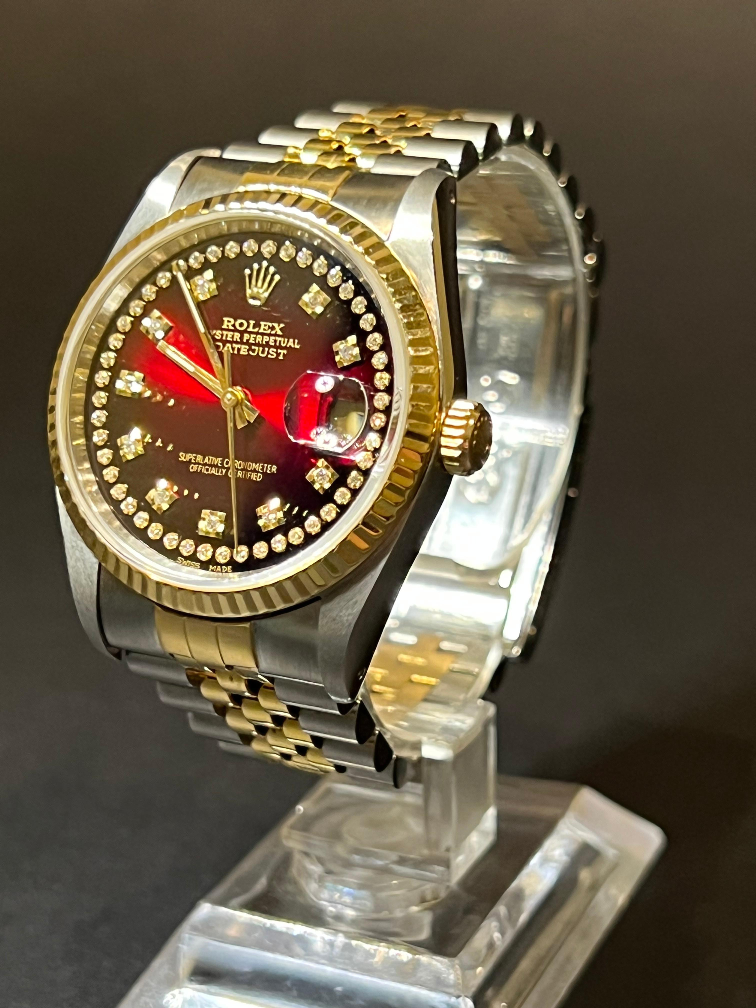 rolex oyster perpetual date red