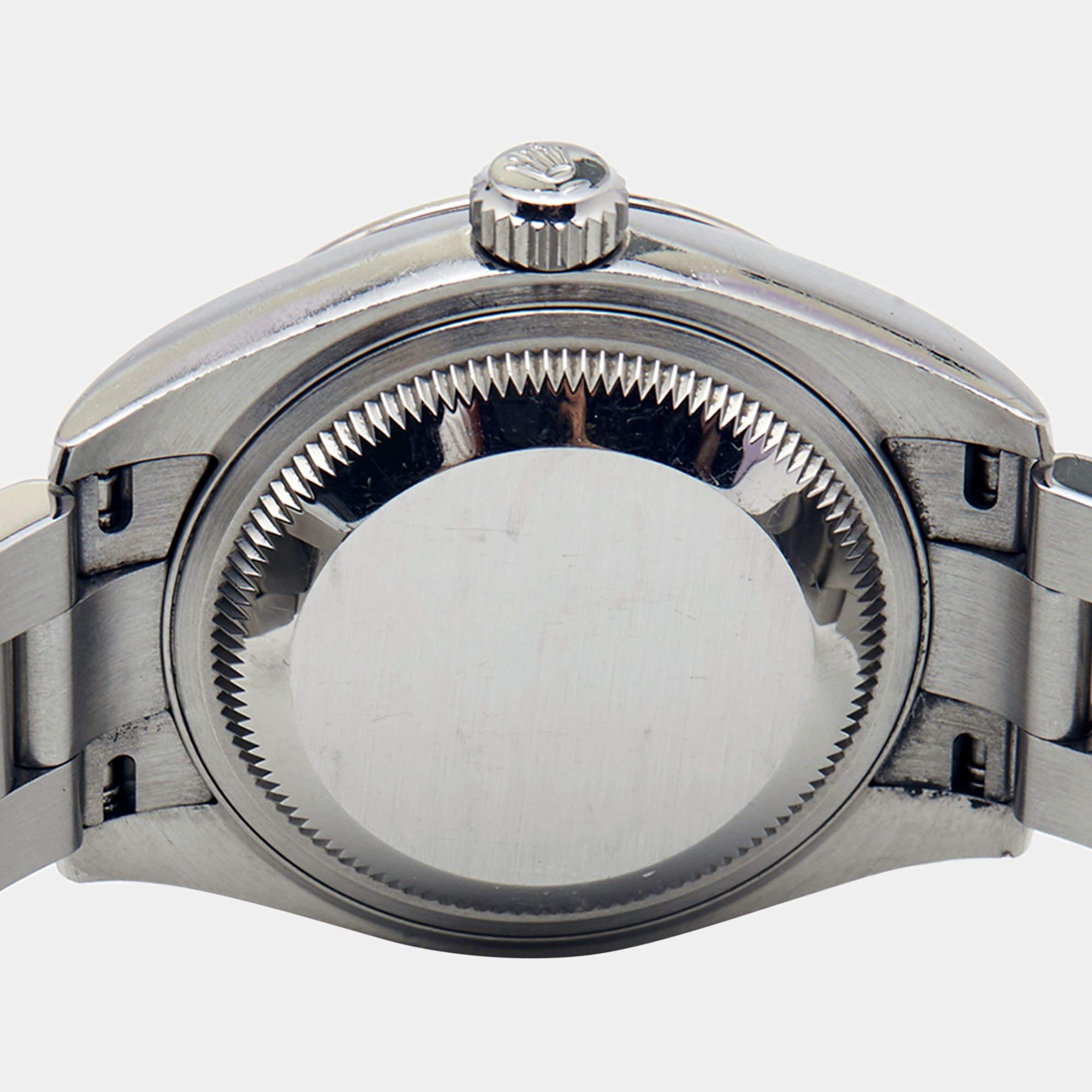Rolex Pink 18K White Gold Oystersteel Datejust Women's Wristwatch 28 mm 4