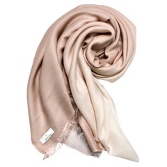 Rolex Pink Ombre Cashmere & Silk Blend Fringe Scarf
