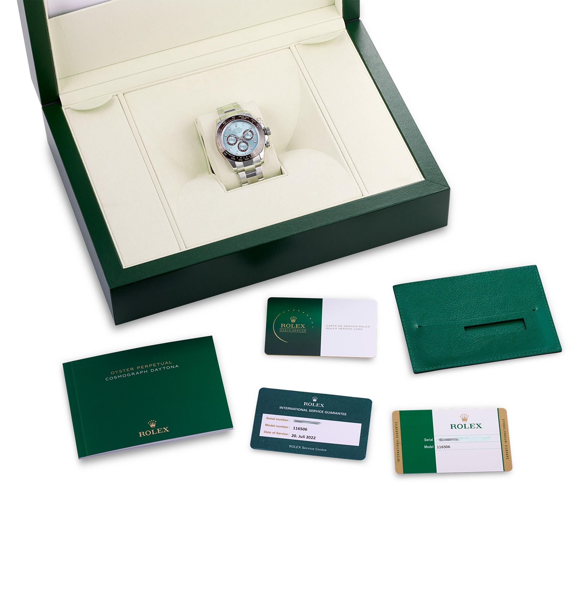 Uomo Rolex Platinum Cosmograph Daytona