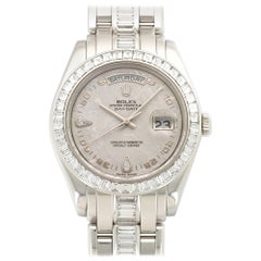 Rolex Platinum Day-Date Masterpiece Baguette Diamond