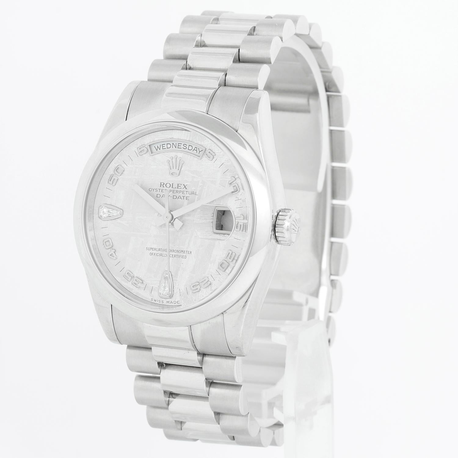 Uomo Rolex Platinum President  Orologio Day-Date da uomo 118206 in vendita