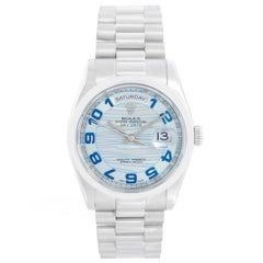 Used Rolex Platinum President Day-Date Men's Watch 118206