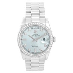 Rolex Platinum President Day-Date Men's Watch 118346