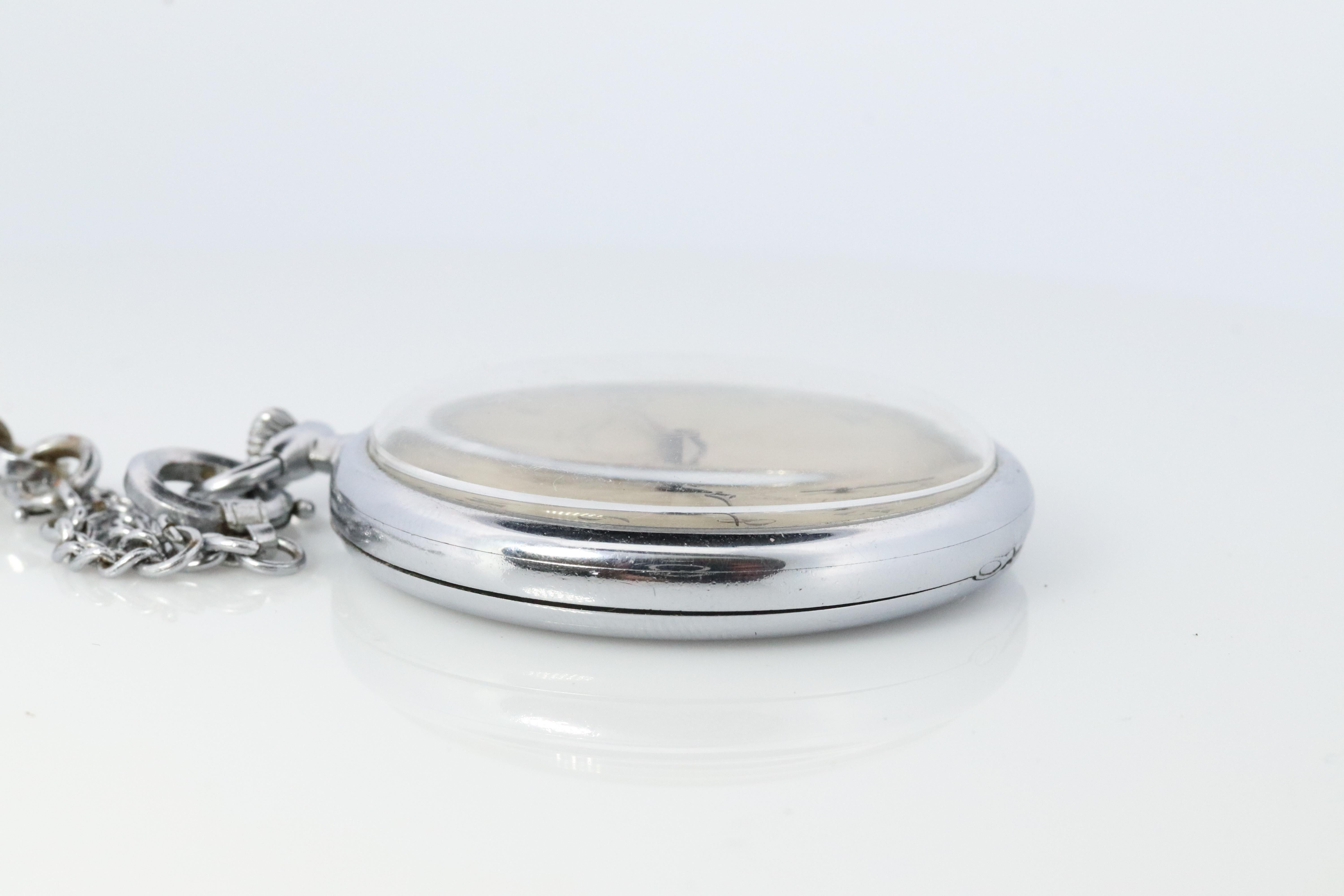 Rolex Pocket Watch. Antique Rolex Precision Lever 7 World's Records Circa 1943 In Good Condition In Port Charlotte, FL