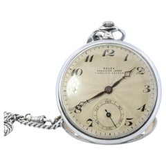 Rolex Pocket Watch. Antique Rolex Precision Lever 7 World's Records Circa 1943