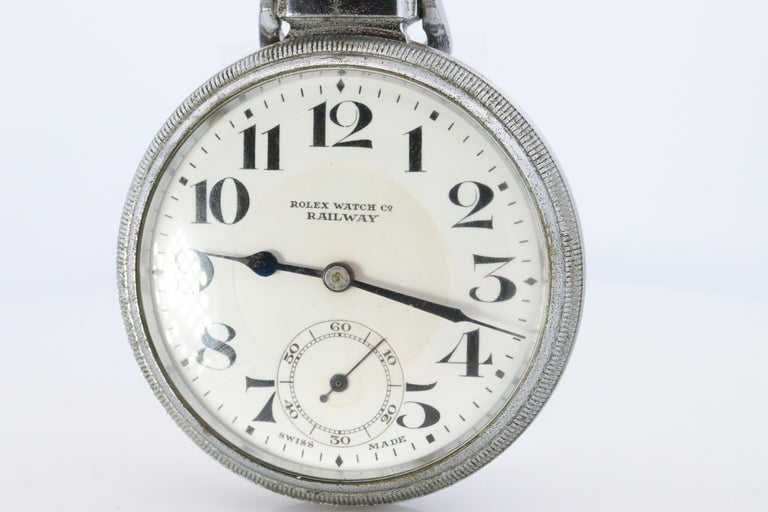 Rolex Pocket Watch. Antique Rolex Watch Co Railway Working  display picture 3