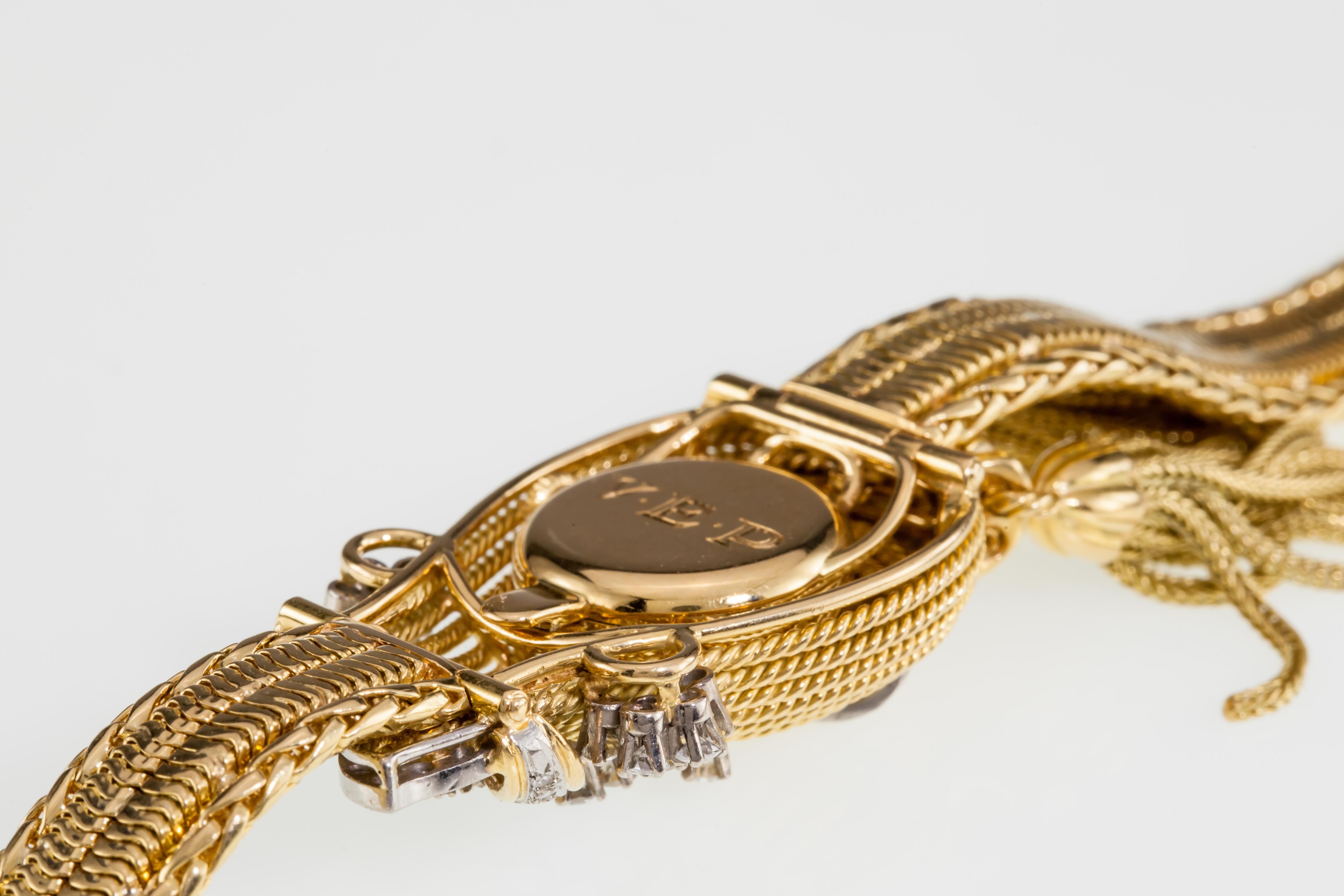 Rolex Precision 18k Gold Diamond Bucherer Concealed Dial Women's Dress Watch 282 2