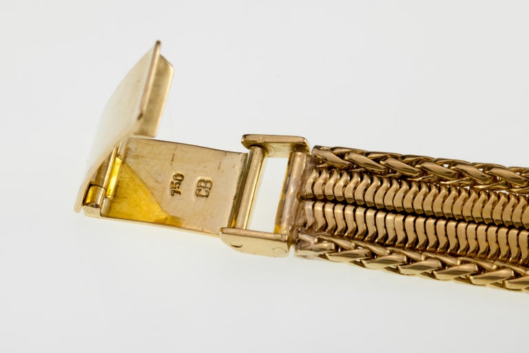 Rolex Precision 18k Gold Diamond Bucherer Concealed Dial Women's Dress Watch 282 For Sale 7