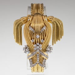 Rolex Precision 18k Gold Diamond Bucherer Concealed Dial Women's Dress Watch 282