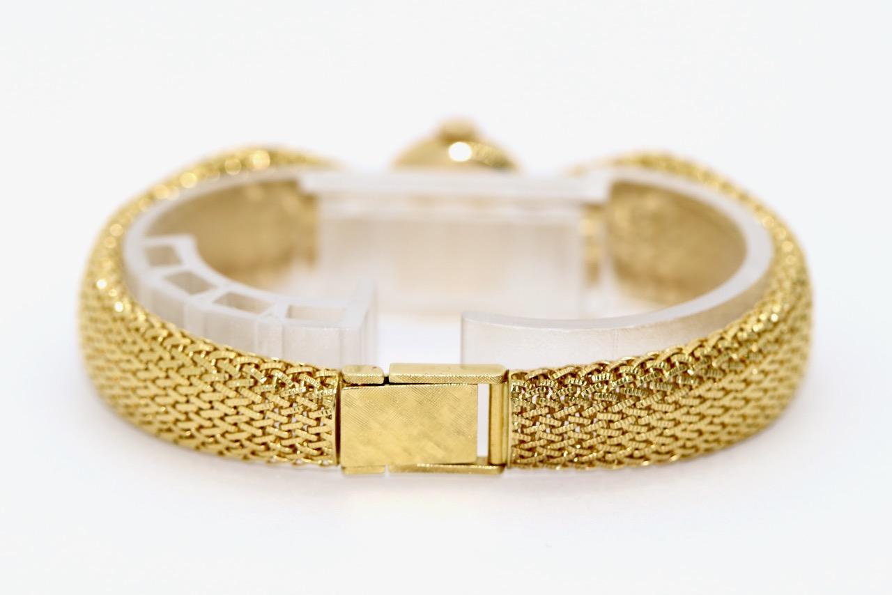 Rolex Precision Bow Vintage Ladies Wrist Watch, 18 Karat Gold 1
