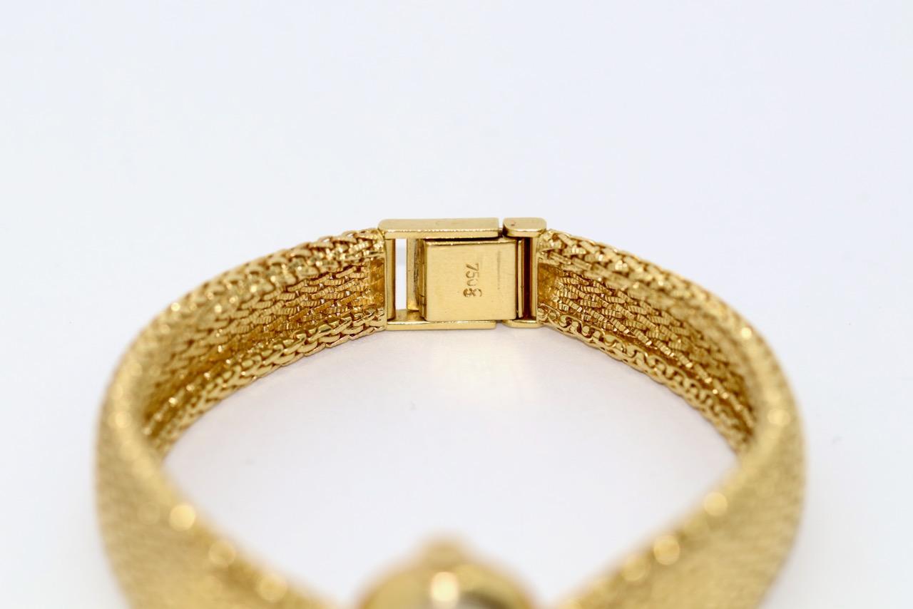 Rolex Precision Bow Vintage Ladies Wrist Watch, 18 Karat Gold 2