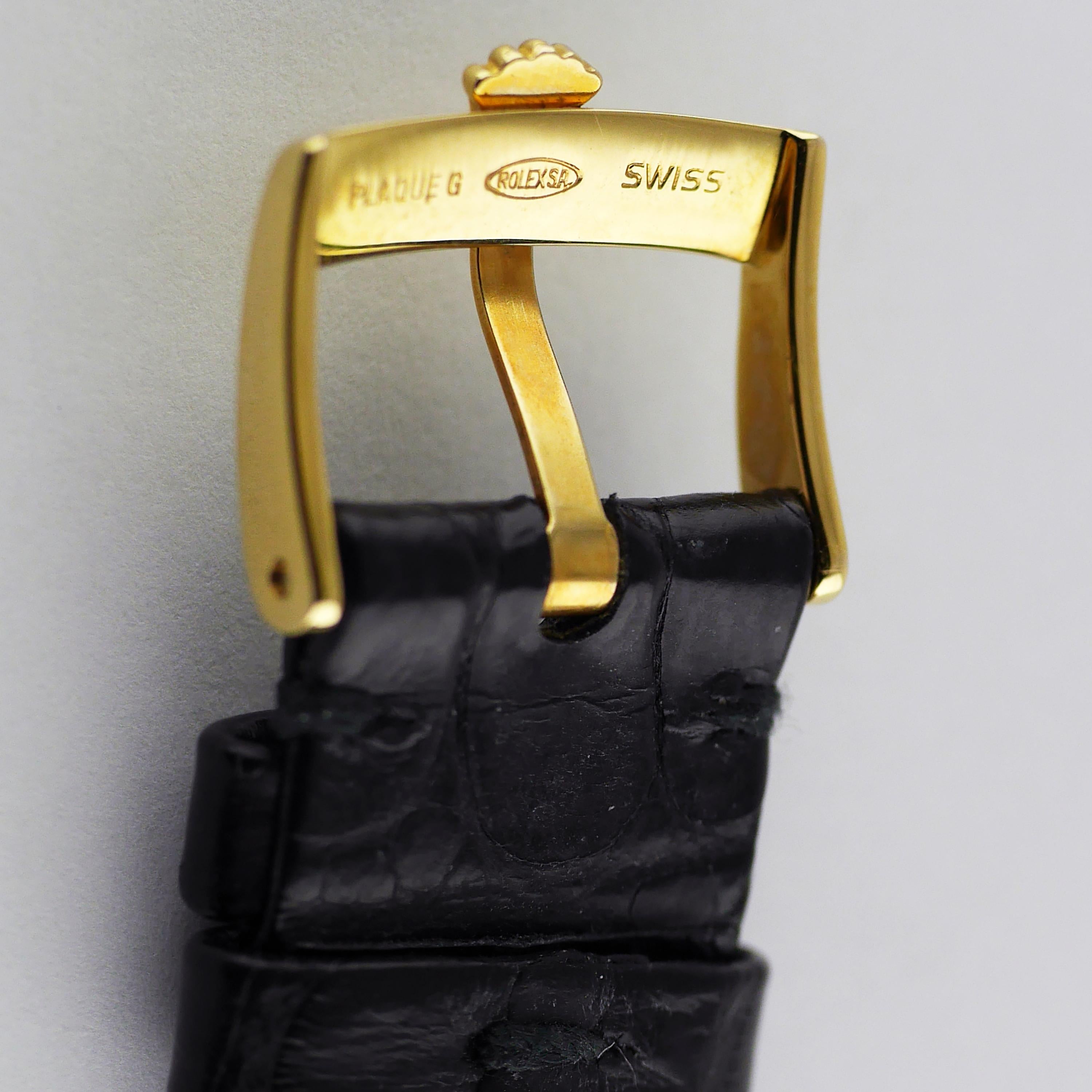 Rolex Precision Gold Wristwatch, circa 1959 5