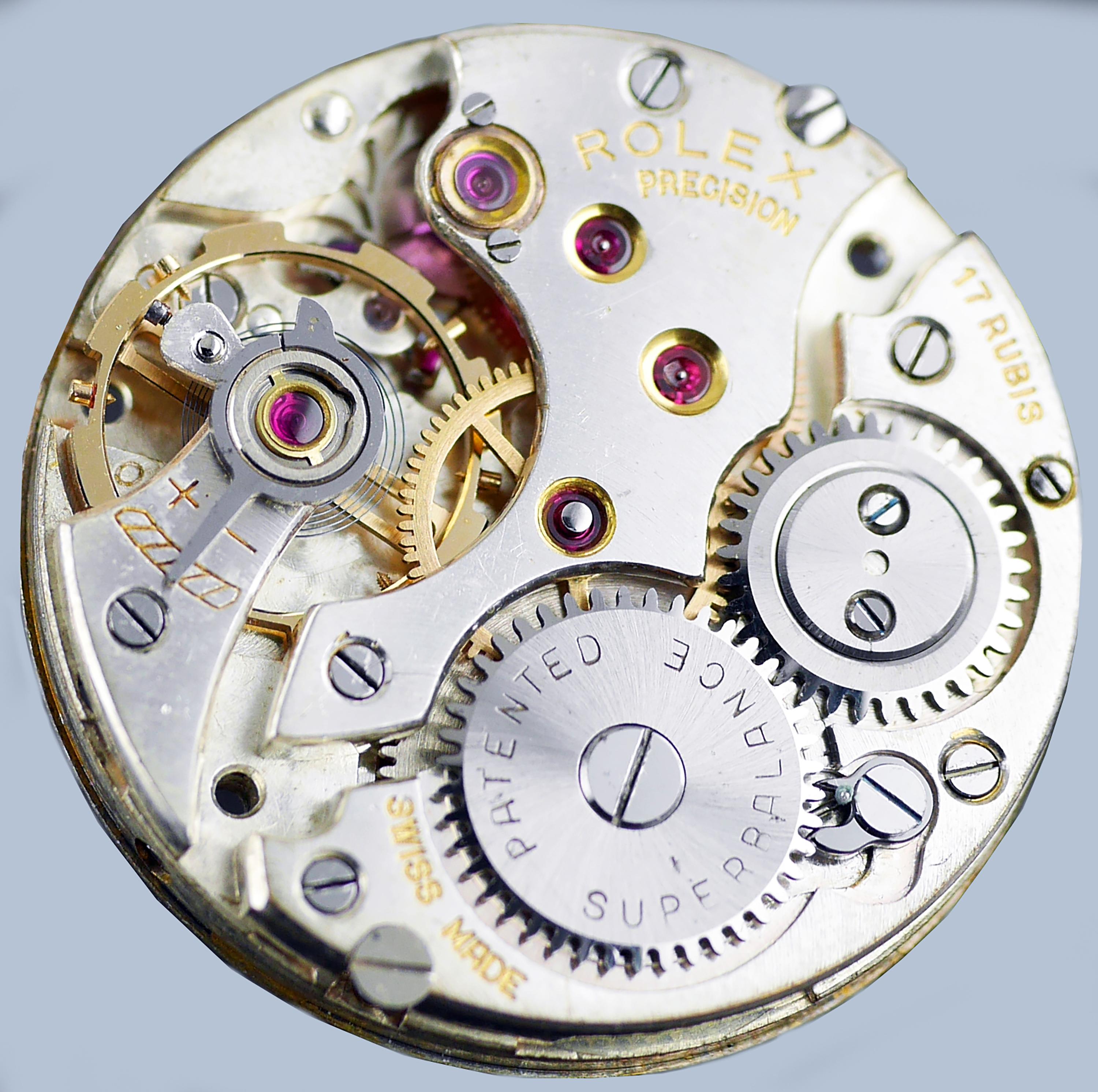 Rolex Precision Gold Wristwatch, circa 1959 8