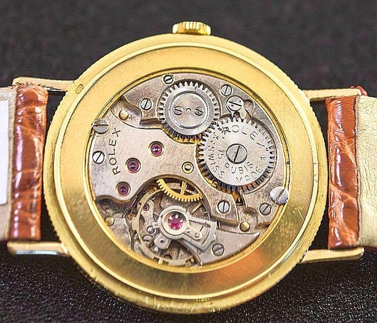 Men's  Rolex Precision Ref 1923 Rare Coin edge Vintage Watch