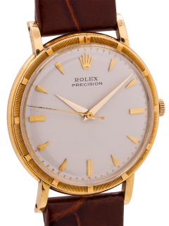 Rolex Precision Ref. 8952 14 Karat Yellow Gold, circa 1950s