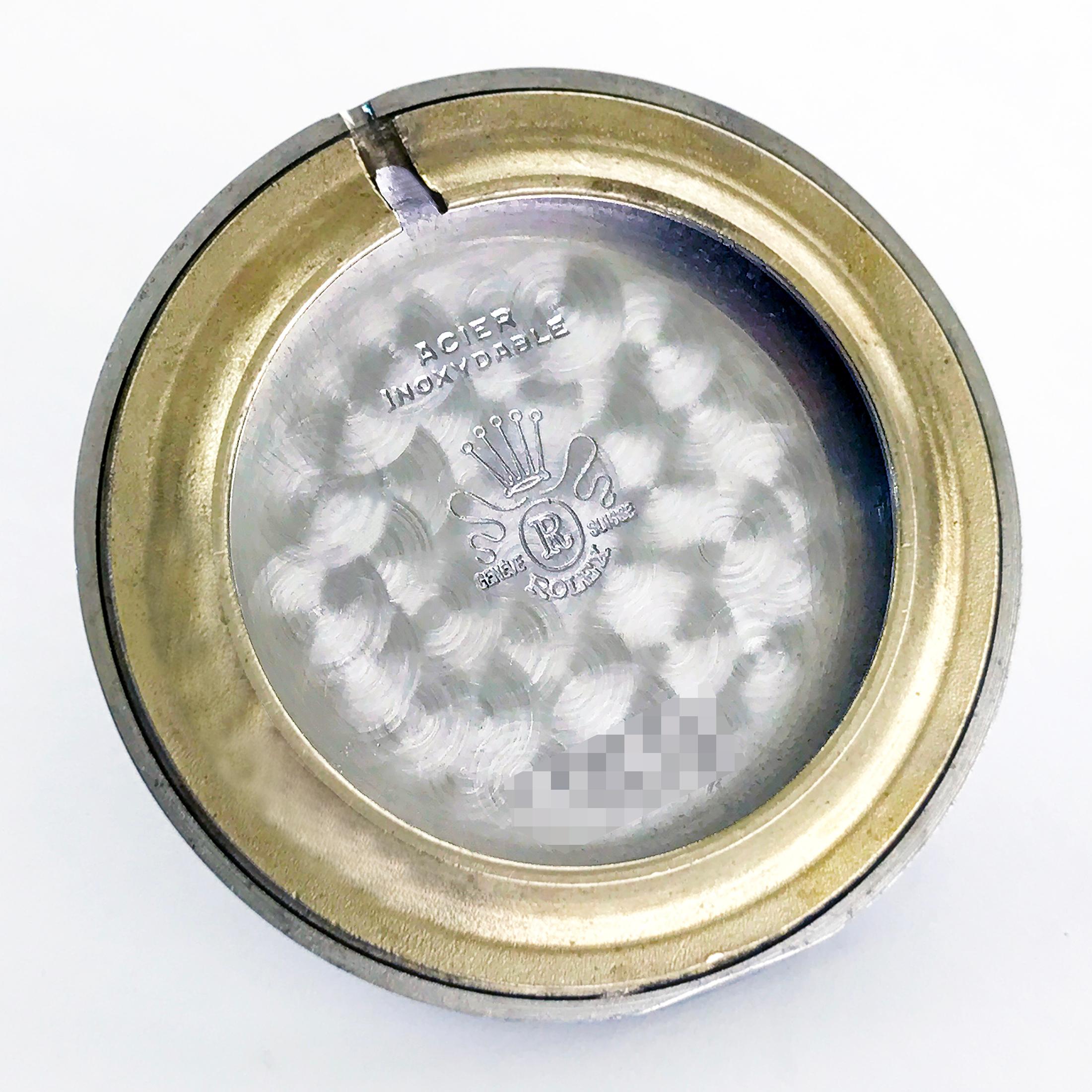 Rolex Precision Stahl-Armbanduhr, um1945 im Angebot 6