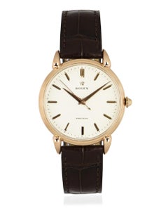 Rolex Precision Teardrop Lugs Rose Gold 4364 Watch