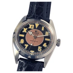 Rolex Precision Vintage Handaufzug Stahl-Armbanduhr