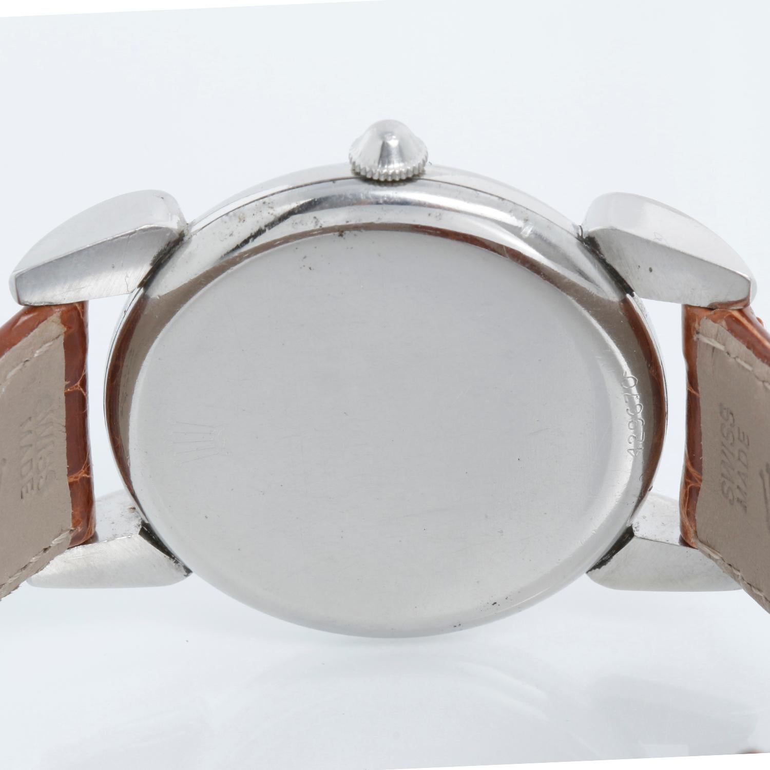 Reloj mediano Rolex Precision Vintage de acero inoxidable 4367 4