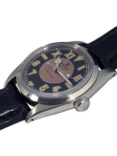 Rolex Precision Vintage Steel California Dial Wrist Watch