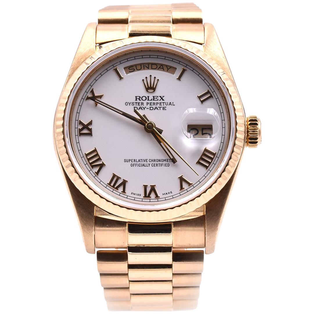 Rolex President 18 Karat Yellow Gold Day-Date Ref. 18038