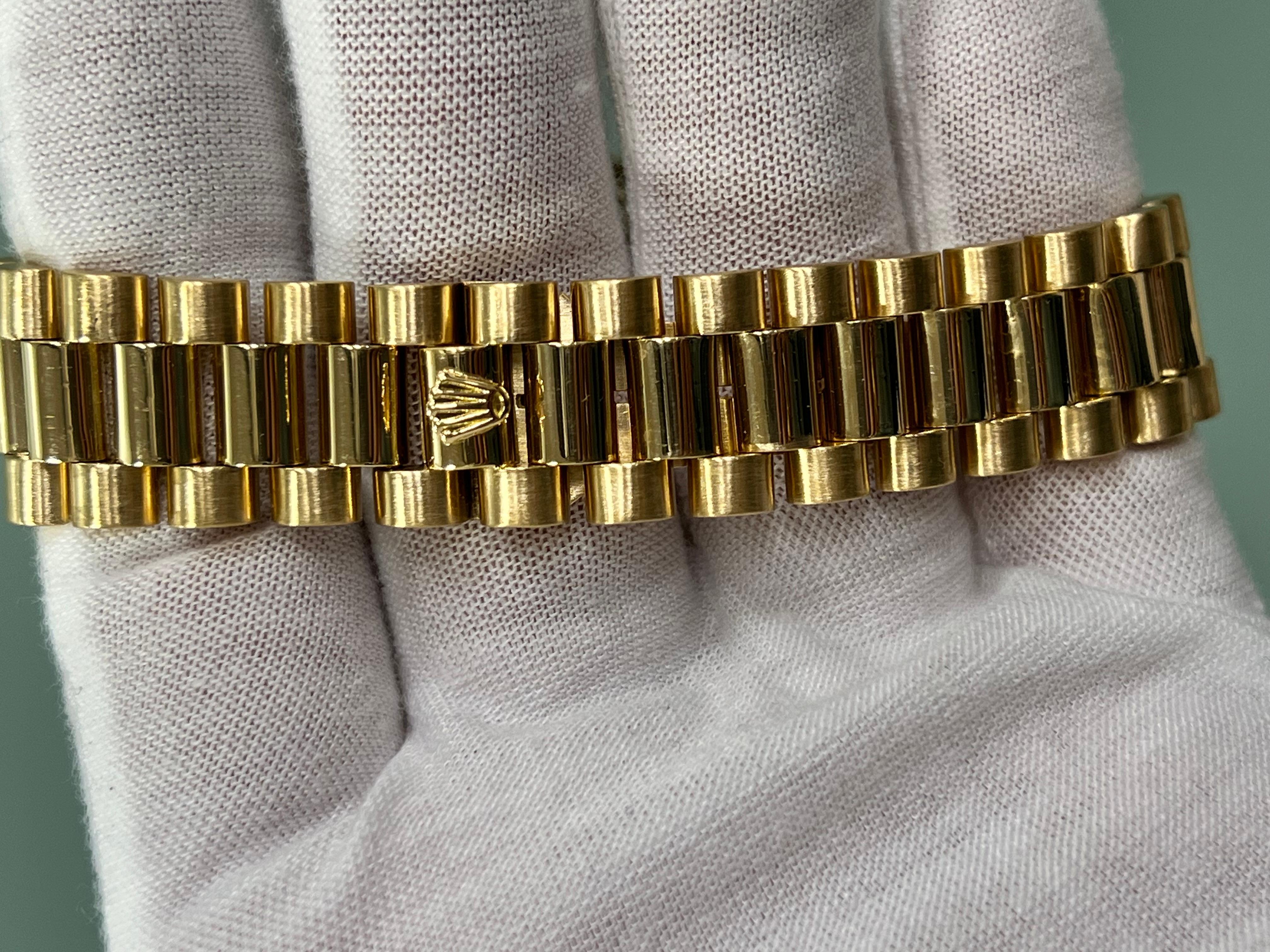 Rolex Präsident 18038 Tagesdatum Champagner-Diamant-Zifferblatt 18K Gelbgold 36mm 5