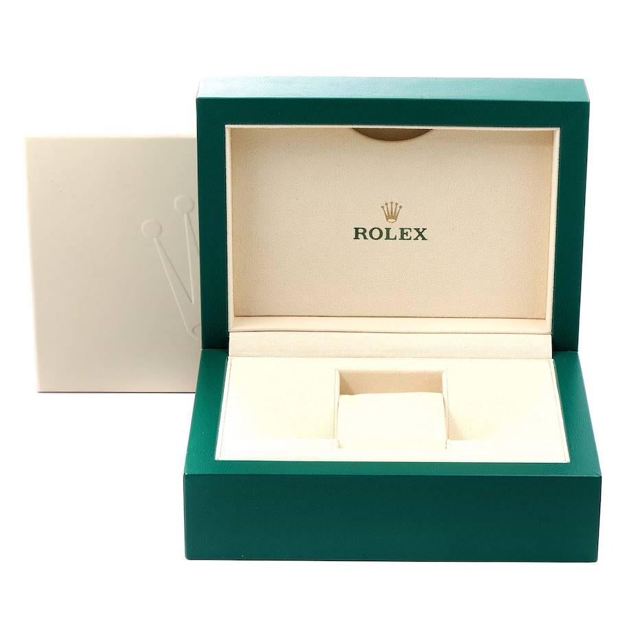 Rolex President 18k Yellow Gold Green Wave Dial Diamond Men's Watch 116188 For Sale 7