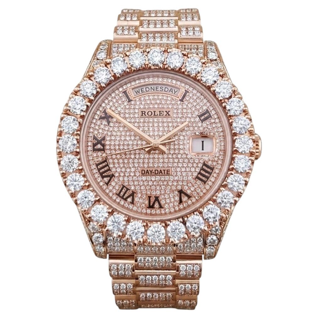 Rolex President 20 Carat Diamond Watch