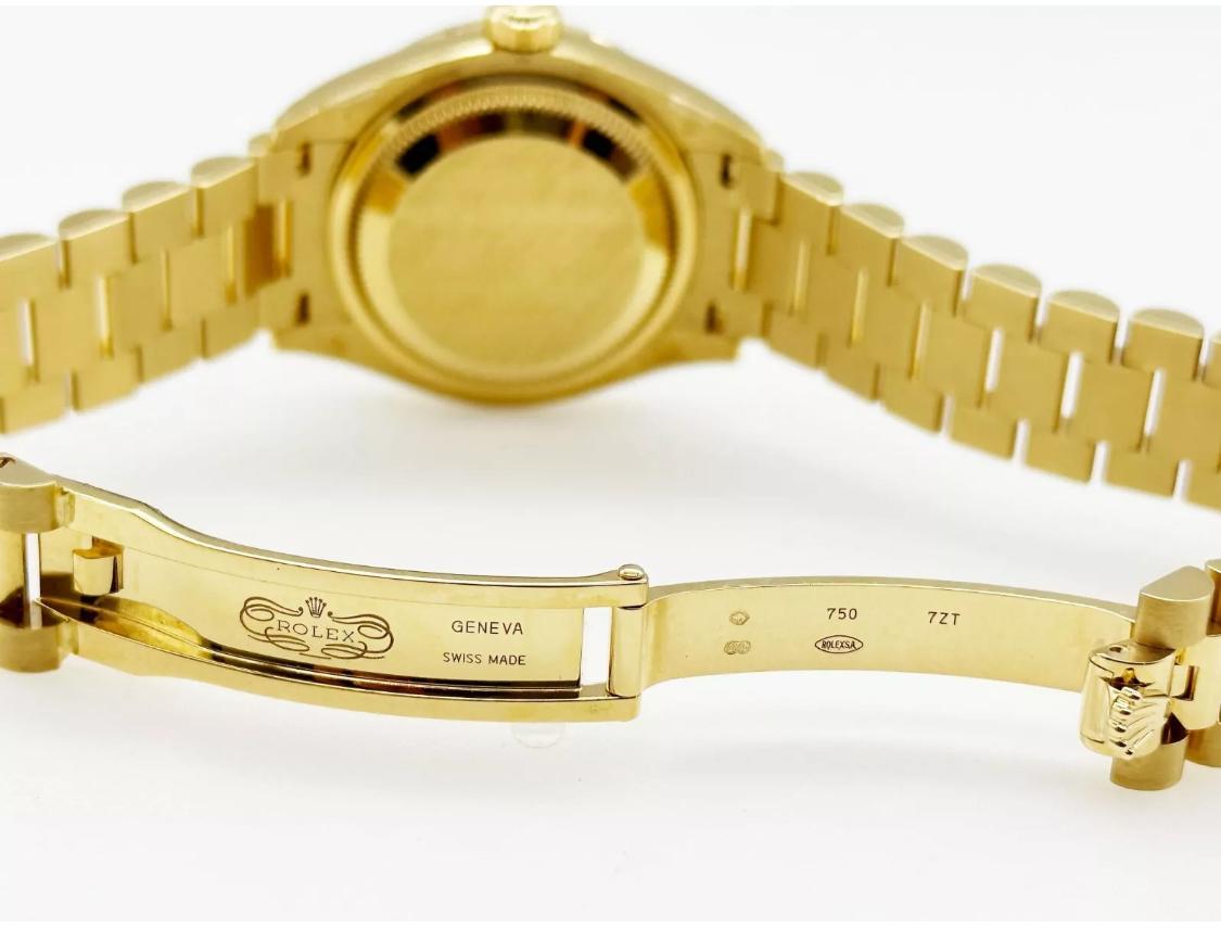 Rolex President 279138RBR Diamonds 18K Gold 28mm Star Shape Dial New Stickers 6