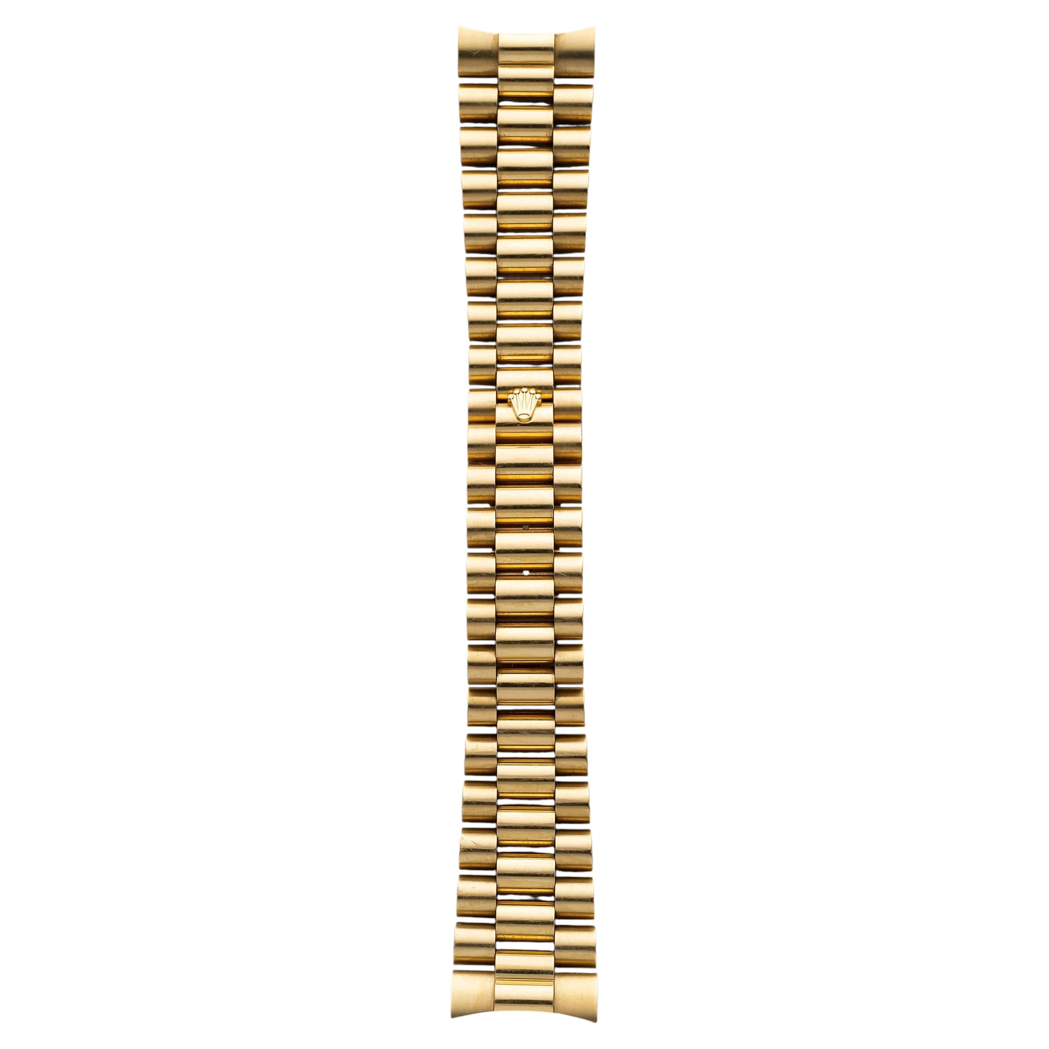 Rolex President 8385 18K Yellow Gold 20mm Bracelet 55B End Links