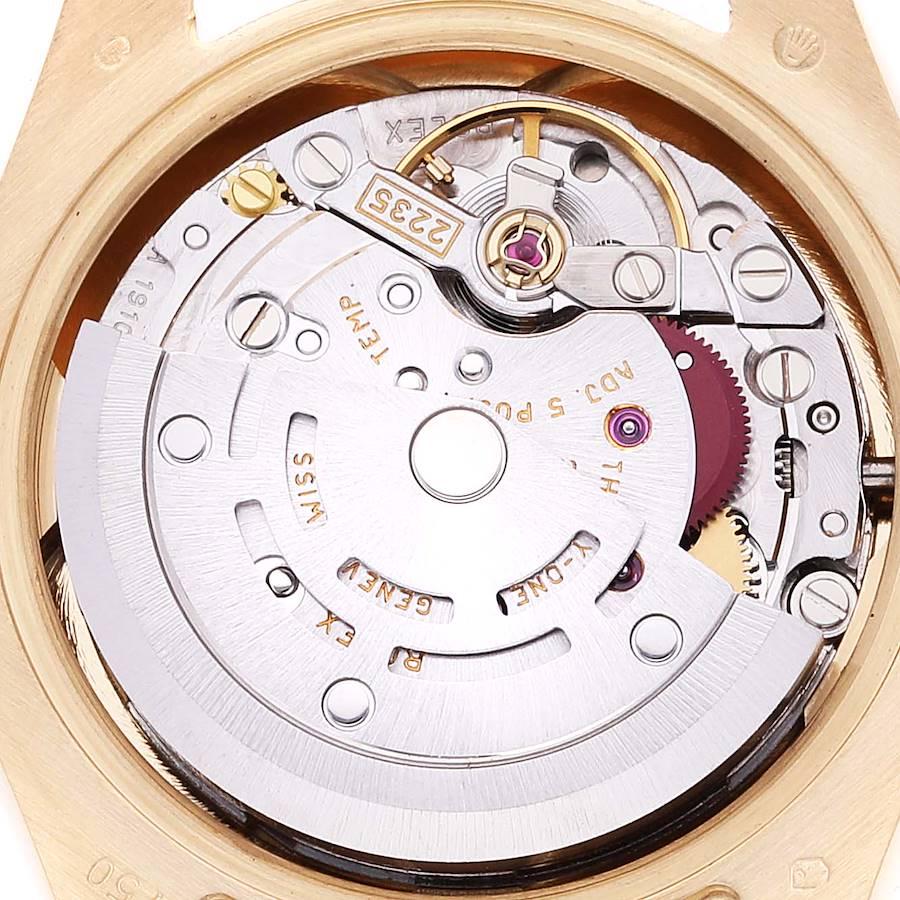 Rolex President Crown Collection 18K Gelbgold Diamant-Uhr 179298 im Angebot 4