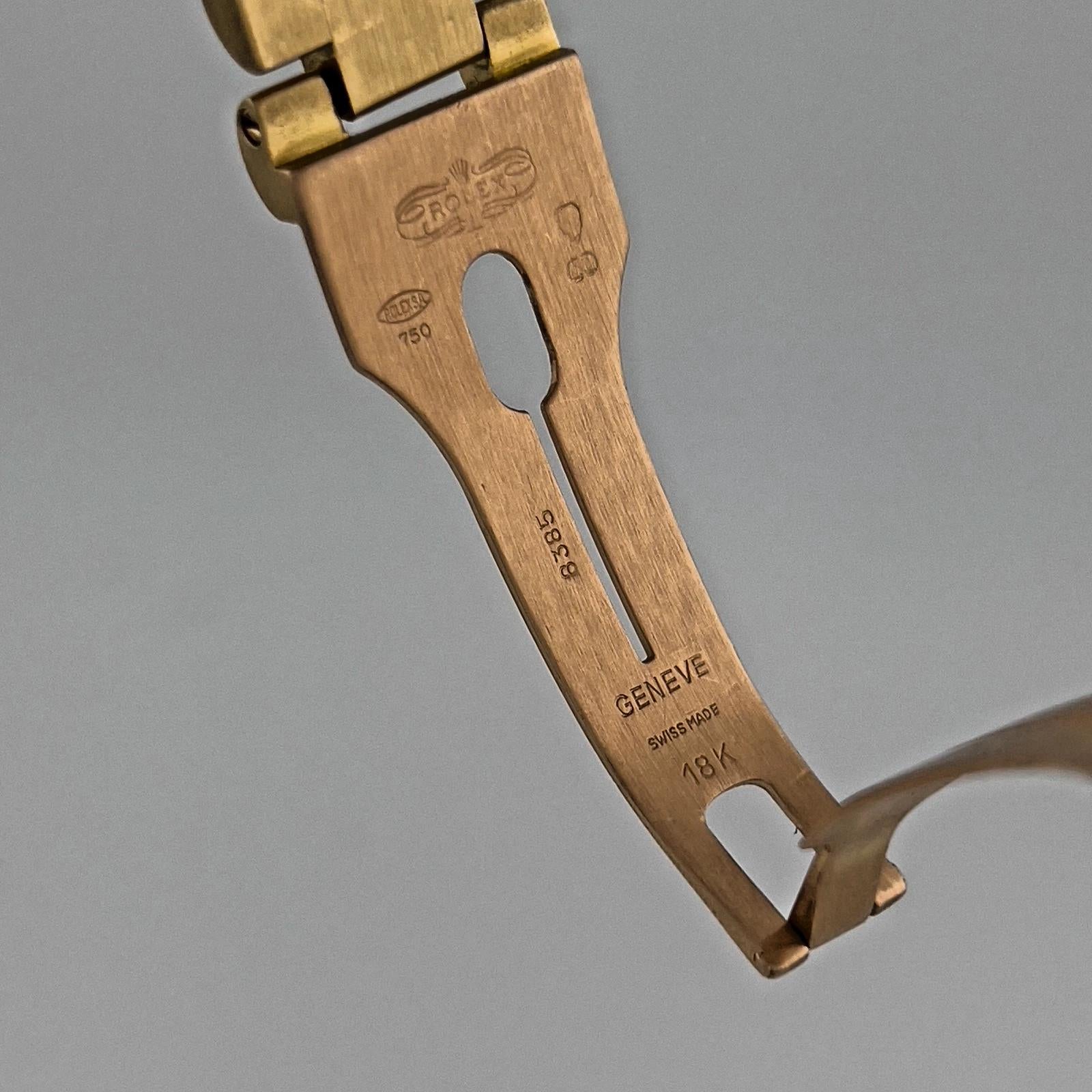 Rolex President Date 1803 36mm Cadran Champagne Or jaune 18k en vente 6